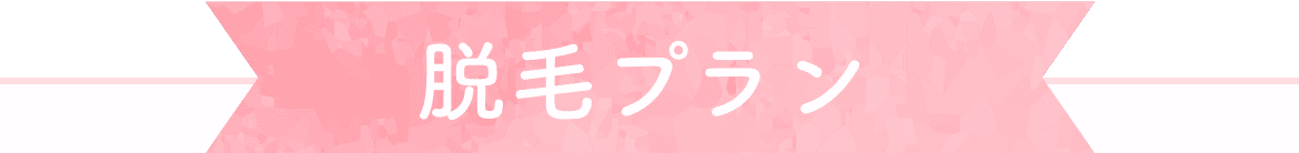 脱毛プラン